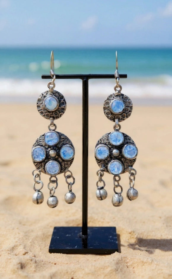 Boho Opalite Chandelier Earrings